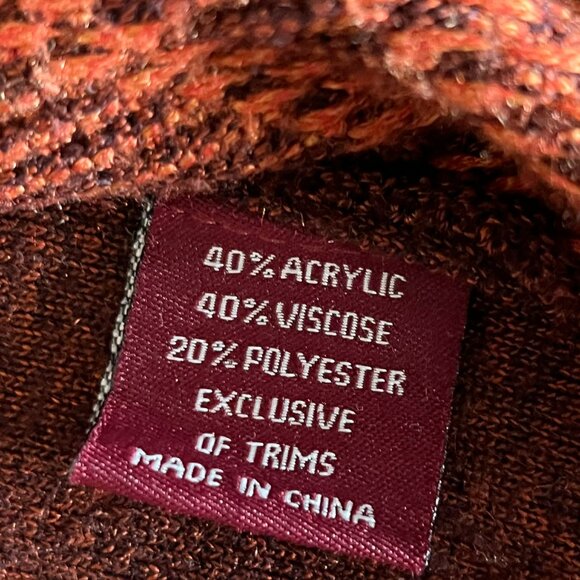 Silver Silk Full Zip Cardigan Sweater with a Faux Leather Elbow Men's XXL - Picture 5 of 7